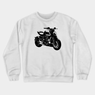 Diavel 1260S Bike Sketch Art Crewneck Sweatshirt